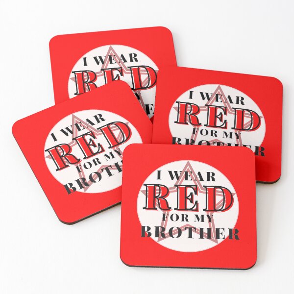 Item preview, I wear RED for my brother designed and sold by Manoroma.