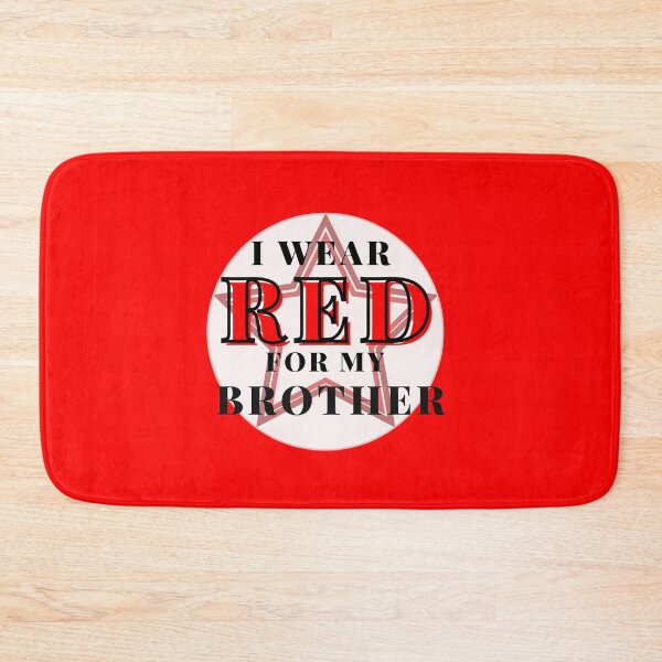 Item preview, I wear RED for my brother designed and sold by Manoroma.