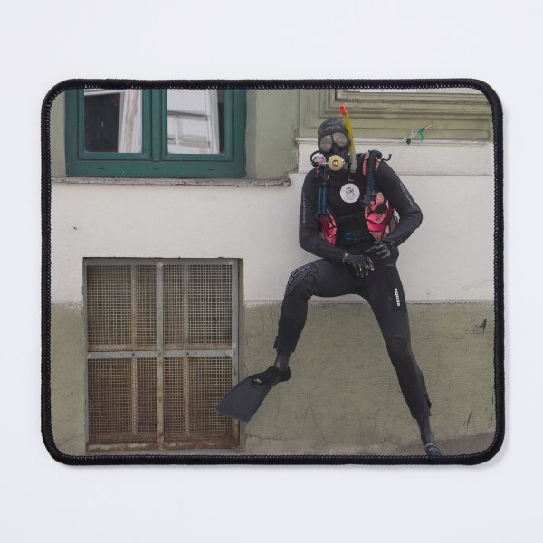 Item preview, stranded scuba diver designed and sold by Mythos57.