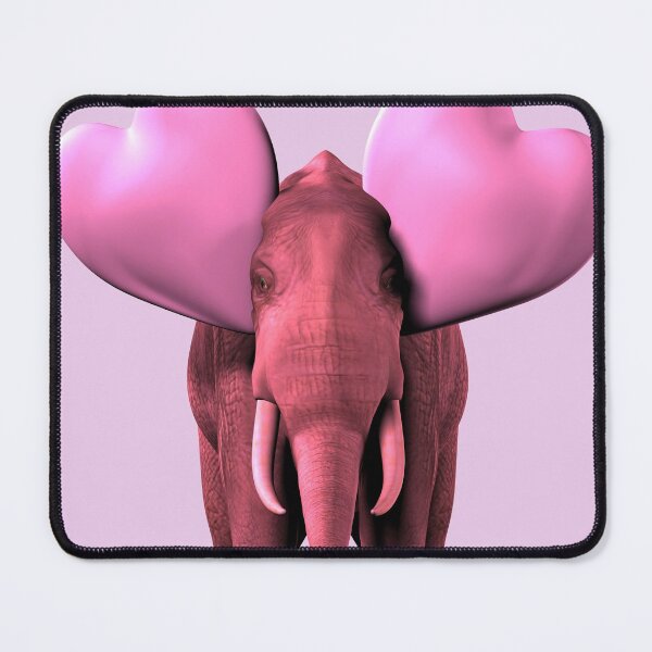 Item preview, Romantic Pink Elephant designed and sold by Mythos57.