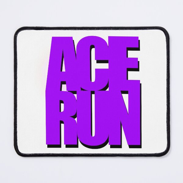Item preview, Ace Run Purple Lifted Letters designed and sold by DiscGolfArt.