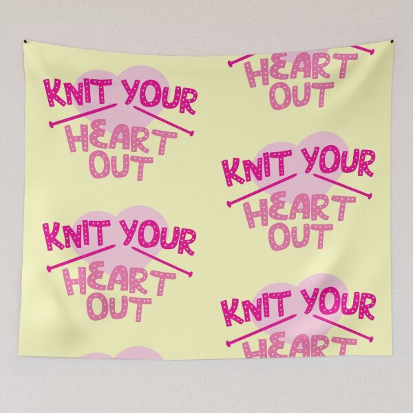 Item preview, KNIT YOUR HEART OUT designed and sold by jazzydevil.