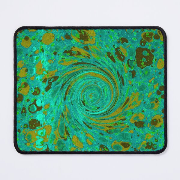 Item preview, COLOR VORTEX, Marbled Effects,Abstract Yellow Blue Green Swirls  designed and sold by BulganLumini.