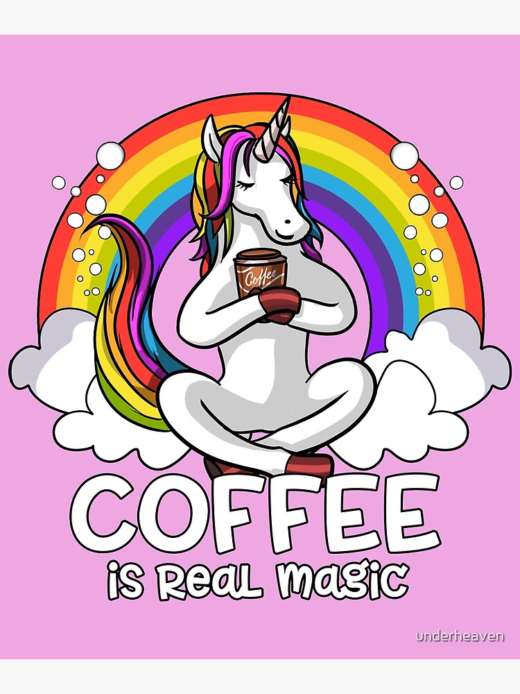 Unicorn Coffee Addict by underheaven