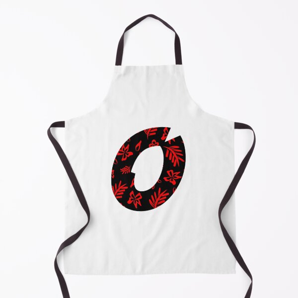 Item preview, Digit 0 (Zero) with floral pattern designed and sold by ns-dot-design.
