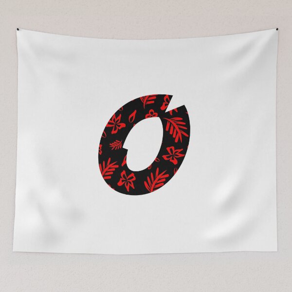 Item preview, Digit 0 (Zero) with floral pattern designed and sold by ns-dot-design.