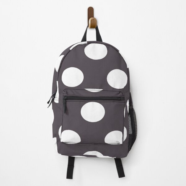 Item preview, Large WHITE and CHARCOAL GREY POLKA DOTS designed and sold by RachelMacht.