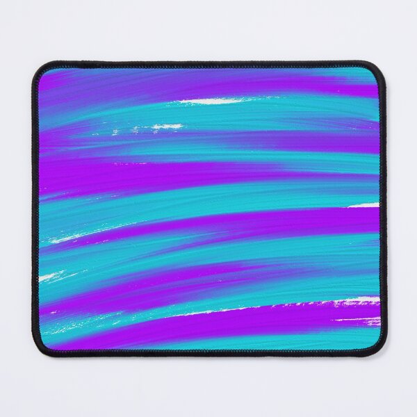 Item preview, Mermaid Ocean Waves Turquoise Purple Oil Painting Abstract Art Brush Strokes  designed and sold by hopecope.