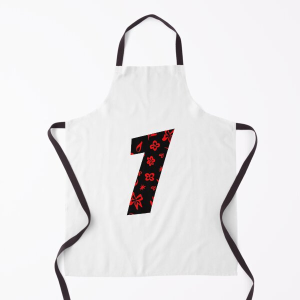 Item preview, Digit 1 (One) with floral pattern designed and sold by ns-dot-design.