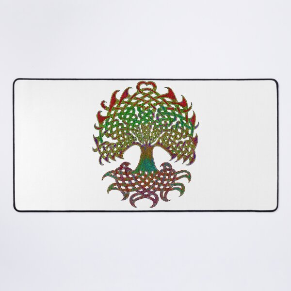 Celtic Knot Tree of Life Desk Mat