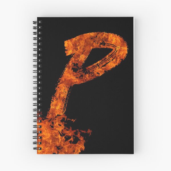 Item preview, Burning on Fire Letter P designed and sold by hatimelhag.