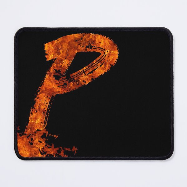 Item preview, Burning on Fire Letter P designed and sold by hatimelhag.