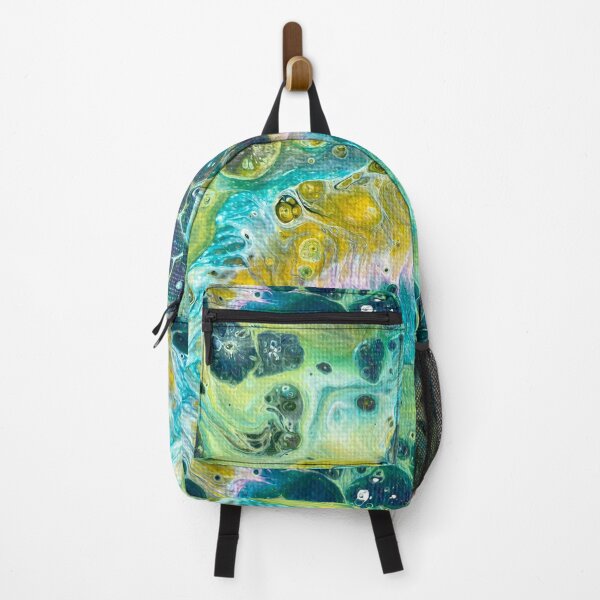 Item preview, Green Cells Abstract Fluid Artwork  designed and sold by Adelle Smith.