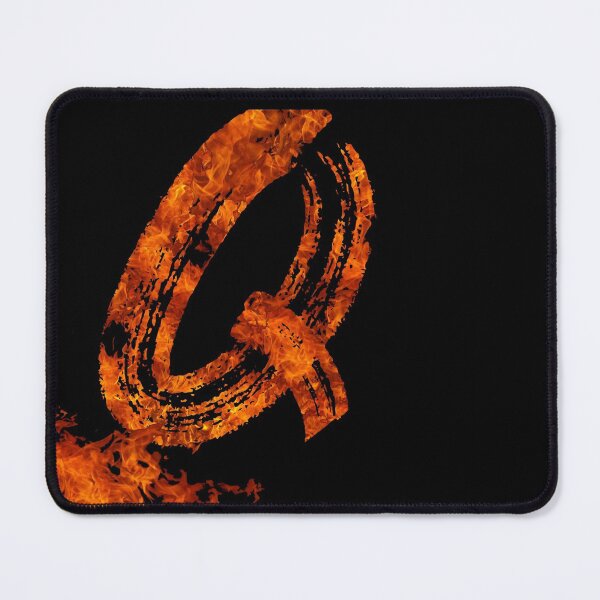 Item preview, Burning on Fire Letter Q designed and sold by hatimelhag.