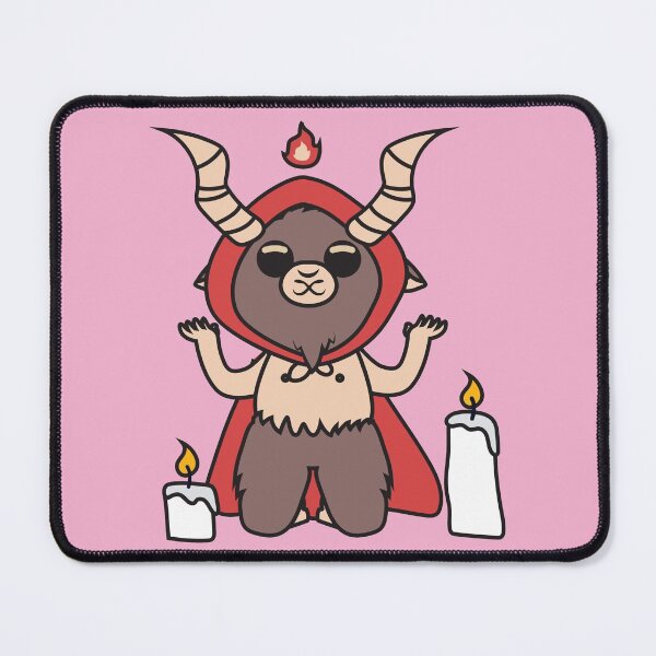 Item preview, Cute Little Satan Goat With Candles designed and sold by Pink Pineapple Works.