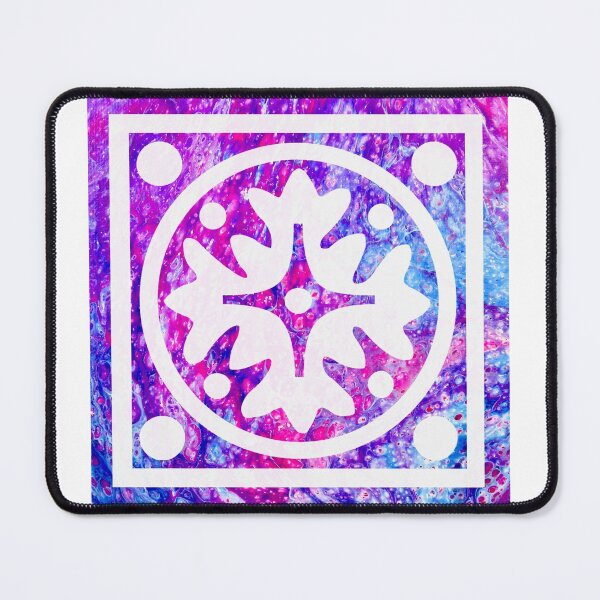 Item preview, Graphic Pink and Purple Tile designed and sold by PaintedbyCarol.