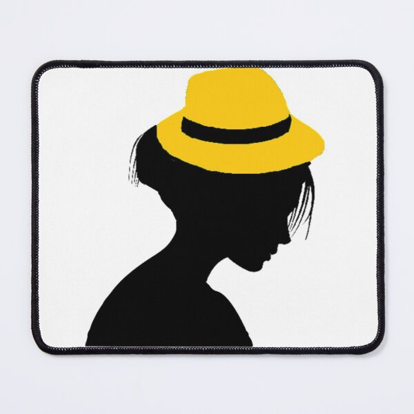 Item preview, LADY WITH BRIGHT YELLOW HAT designed and sold by Adri Barnard.