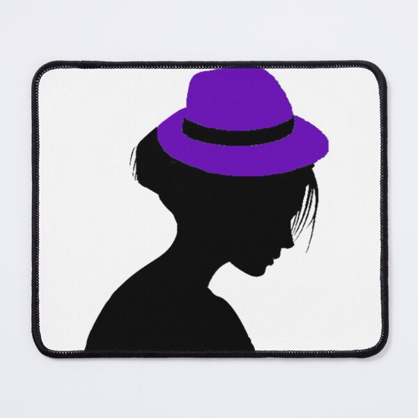 Item preview, LADY WITH PURPLE HAT designed and sold by Adri Barnard.