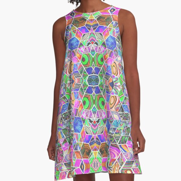 The Place Where Everything Meets [GLOW-in-the-DARK Edition] A-Line Dress
