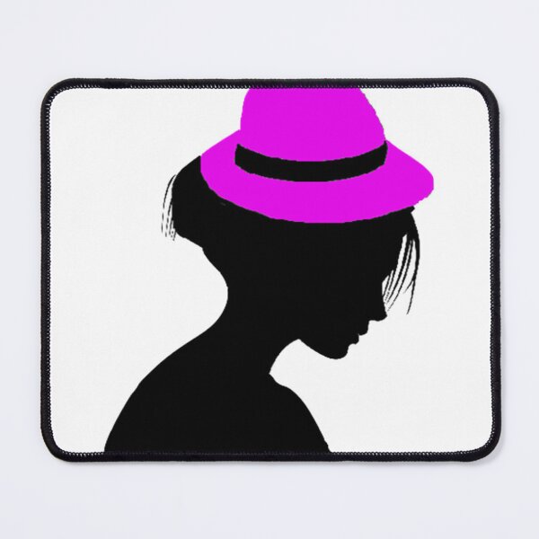 Item preview, LADY WITH PINK HAT designed and sold by Adri Barnard.