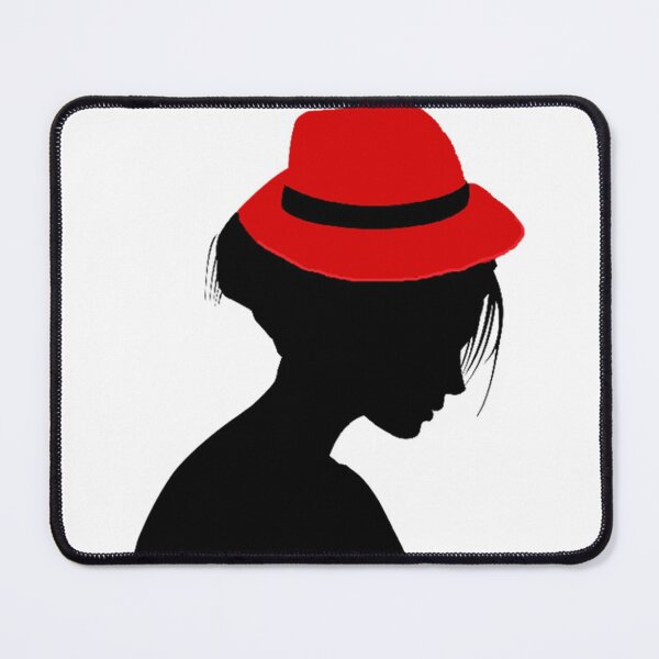 Item preview, LADY WITH RED HAT designed and sold by Adri Barnard.