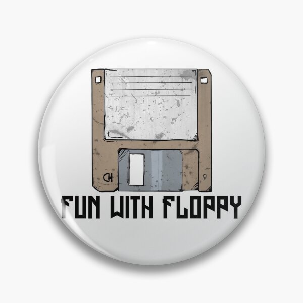 Item preview, Floppy Disk Fun with Floppy Vintage 80s + 90s Technology Old Gadgets designed and sold by emm-j.