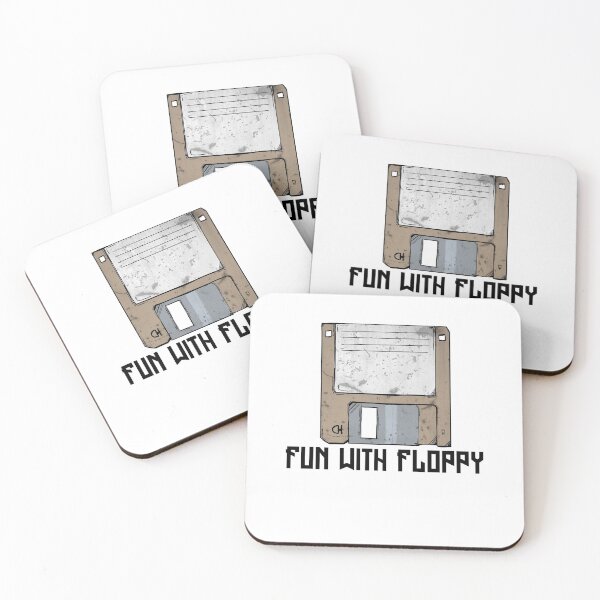 Item preview, Floppy Disk Fun with Floppy Vintage 80s + 90s Technology Old Gadgets designed and sold by emm-j.