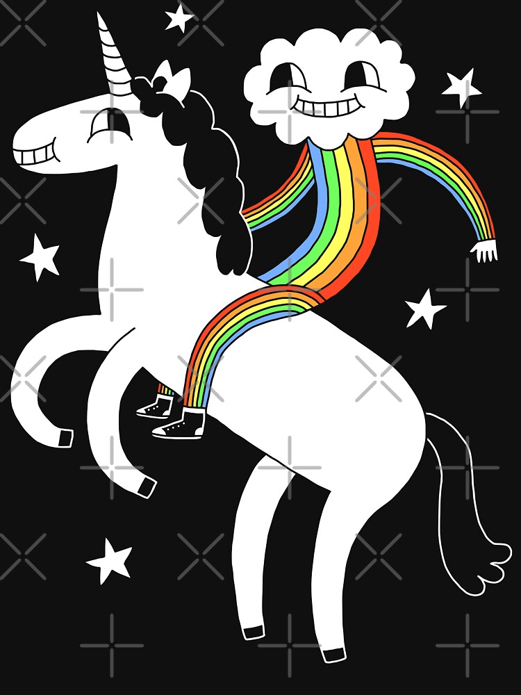 Unicorn & Rainbow Boy by obinsun