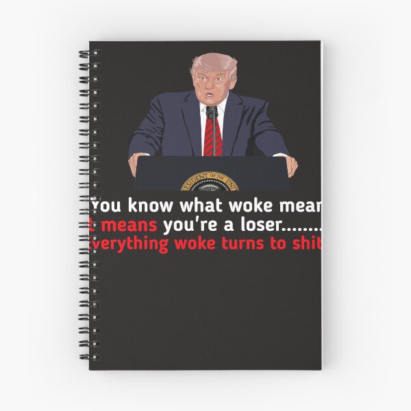 Item preview,  Funny Trump "Everything Woke Turns to Shit." DJT designed and sold by SarahMohanad.