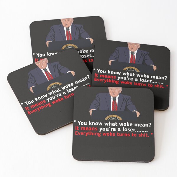 Item preview,  Funny Trump "Everything Woke Turns to Shit." DJT designed and sold by SarahMohanad.
