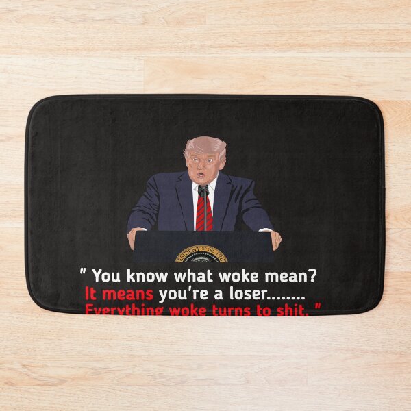 Item preview,  Funny Trump "Everything Woke Turns to Shit." DJT designed and sold by SarahMohanad.