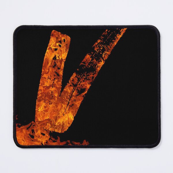 Item preview, Burning on Fire Letter V designed and sold by hatimelhag.