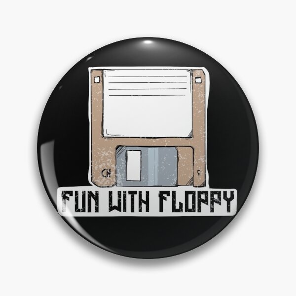 Item preview, Floppy Disk Fun with Floppy Vintage 80s + 90s Technology Old Gadgets designed and sold by emm-j.