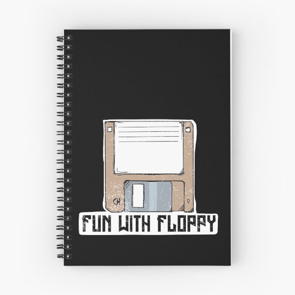 Item preview, Floppy Disk Fun with Floppy Vintage 80s + 90s Technology Old Gadgets designed and sold by emm-j.