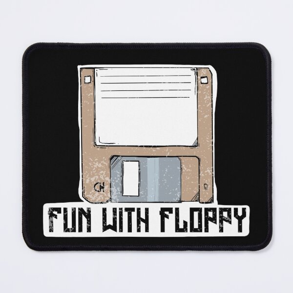 Item preview, Floppy Disk Fun with Floppy Vintage 80s + 90s Technology Old Gadgets designed and sold by emm-j.