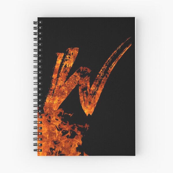 Item preview, Burning on Fire Letter W designed and sold by hatimelhag.