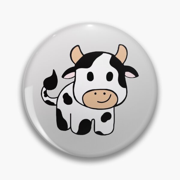 Item preview, Super cute cow, black and white, adorable and beautiful design designed and sold by Barolina.
