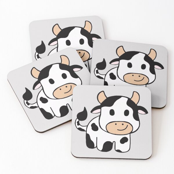 Item preview, Super cute cow, black and white, adorable and beautiful design designed and sold by Barolina.