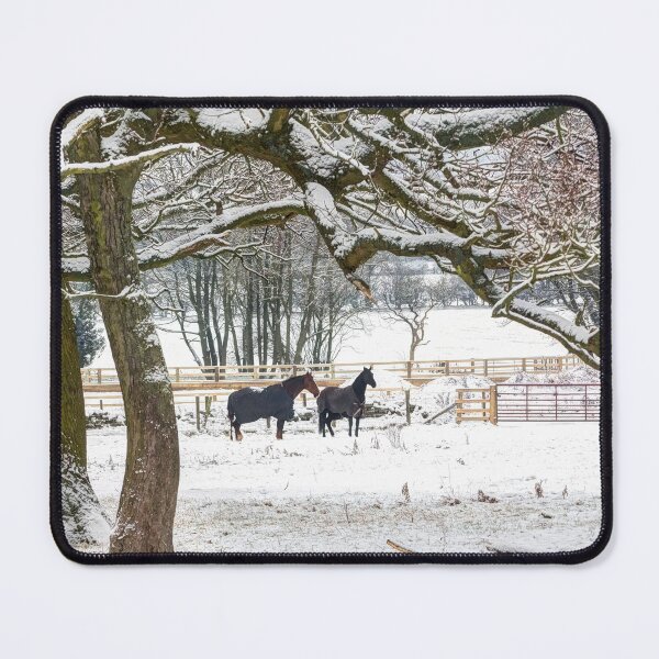 Item preview, Horses in the snow designed and sold by HaleyRedshaw.