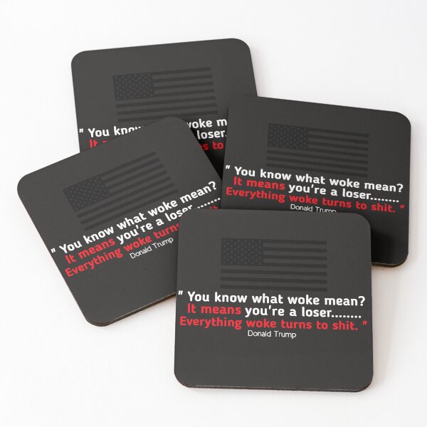 Item preview, Copy of  Funny Trump "Everything Woke Turns to Shit." DJT designed and sold by SarahMohanad.
