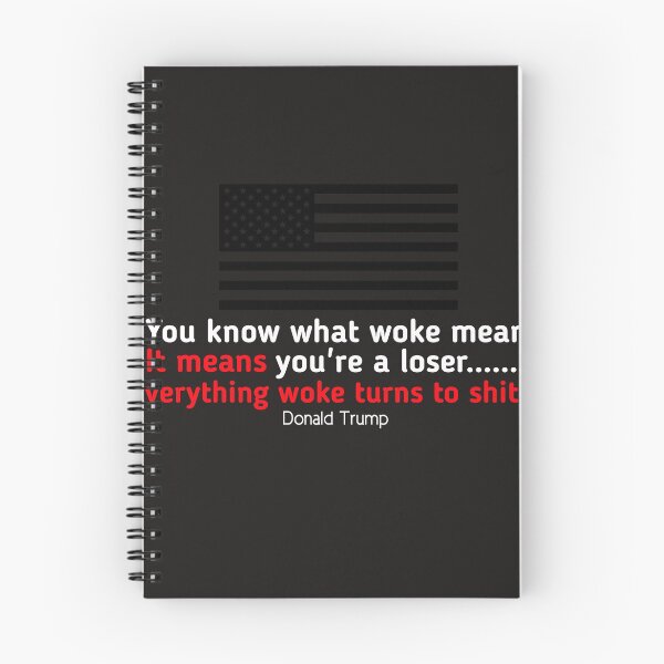 Item preview, Copy of  Funny Trump "Everything Woke Turns to Shit." DJT designed and sold by SarahMohanad.
