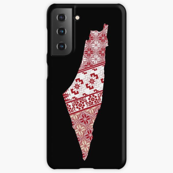 Palestinian keffiyeh map pattern Android Case by Mo5tar