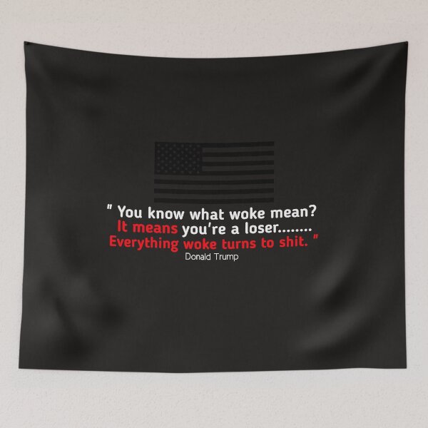 Item preview, Copy of  Funny Trump "Everything Woke Turns to Shit." DJT designed and sold by SarahMohanad.