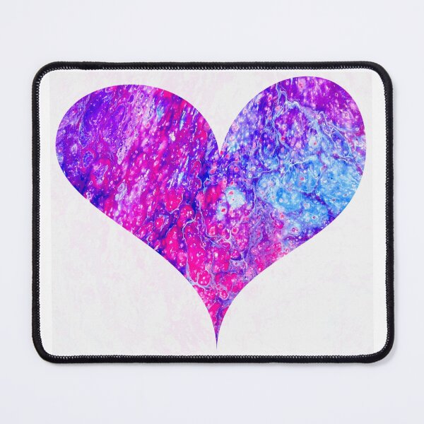 Item preview, Pink and Purple Heart designed and sold by PaintedbyCarol.