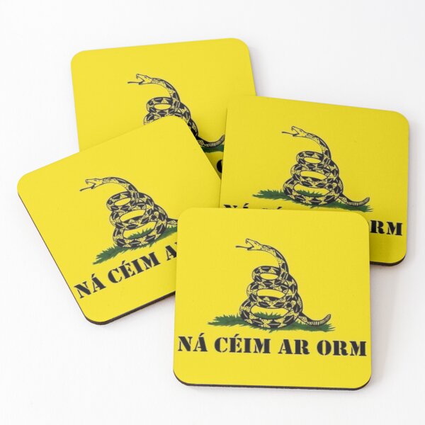Item preview, bratach gadsden na hÉireann (Irish Gadsden Flag 1st set) designed and sold by JonathanR1994.