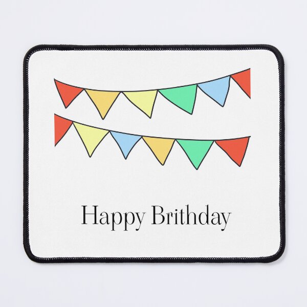 Item preview, cute garlands happy brithday card designed and sold by moonbean-art.