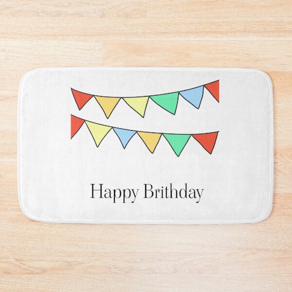 Item preview, cute garlands happy brithday card designed and sold by moonbean-art.