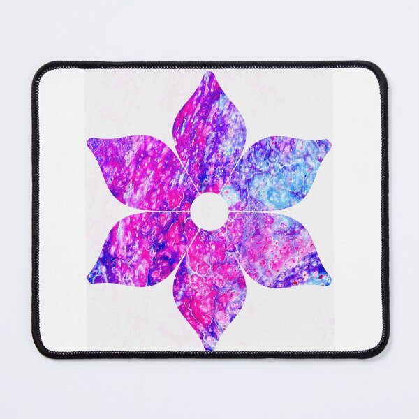 Item preview, Pink and Blue Graphic Flower designed and sold by PaintedbyCarol.