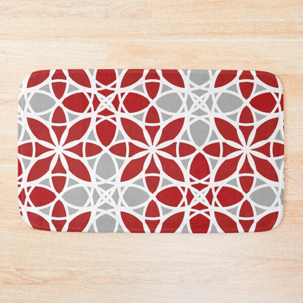 Item preview, Elegant, ornamental pattern, seed of life, burgundy, grey, white designed and sold by Svitac.