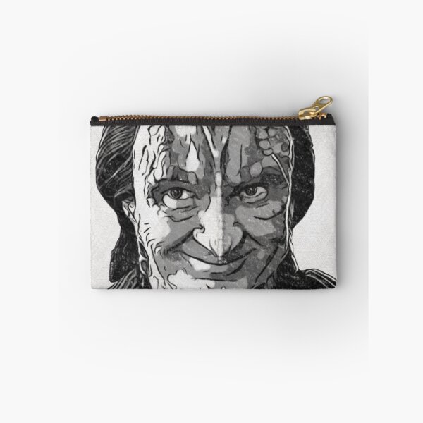 Item preview, Space Murder LIzard Spy Smirking Black and White Ink and Charcoal  designed and sold by orionlodubyal.